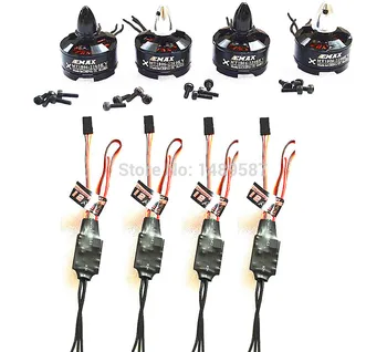 

4Pcs Hot Sale 1806 2280KV Brushless Motor + 4Pcs Simonk/blhehi 12A ESC for F330 ZMR250 H250 Quadcopter
