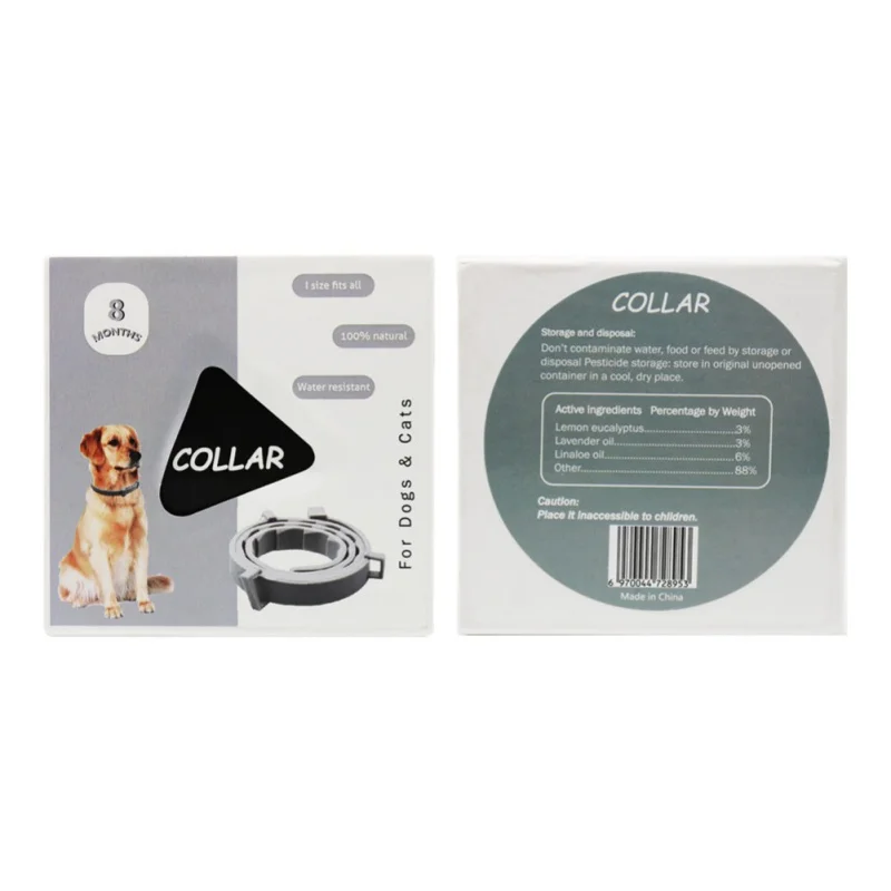 Животное Собака Анти Блоха клещей воротник натуральные эфирные масла воротник для борьбы с вредителями собака лечение комаров Предотвращение ожерелье для домашних животных