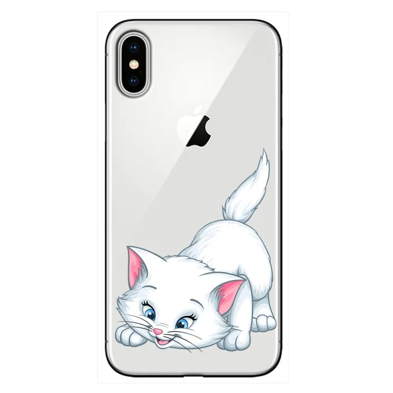 Мягкий чехол из ТПУ с мультяшными аристократами Marie Cats для iPhone 11 11PRO MAX8 7 6 6S Plus 5 5S SE