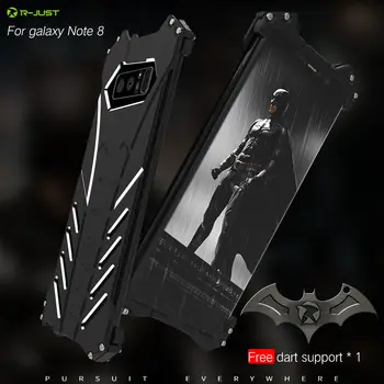 

R-JUST Heavy Dust Metal Armor Aluminum Case for Samsung Note 8 Fundas Coque Housing Cover For Samsung galaxy Note 8 Note8 New