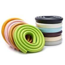 2 метра u-образная анти-столкновения полоса Твердые дети безопасности бар 10 цветов Защита краев и углов дети угловая защита 004