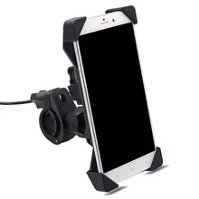 Willtoo мотоциклетные регулируемый держатель для автомобиля 12 V USB Зарядное устройство штепсельная розетка питания для iPhone Nexus samsung Galaxy S7/S7 EDGE Прочное