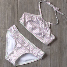 Купальный костюм для девочек, 2 предмета, горячая Распродажа, детский купальный костюм, От 4 до 16 лет, пляжная одежда для девочек, купальный костюм, JX25