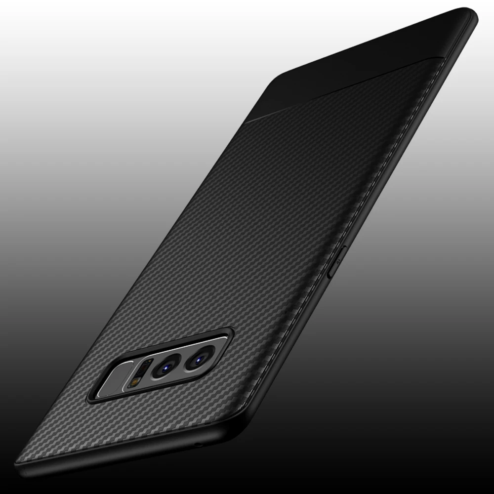 Чехол из углеродного волокна для Samsung Galaxy S8 Plus Note 10 pro силиконовый чехол 8 S9