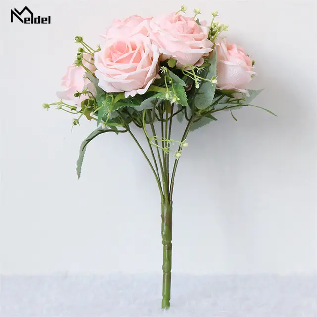 Online Shop Meldel Bride Wedding Bouquet Bridesmaid Artificial