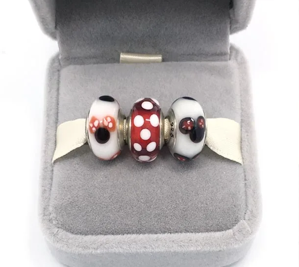 3 шт. серебряные бусины шармы для браслета|bead charm jewelry|bead jewelry patterns freejewelry glass beads |