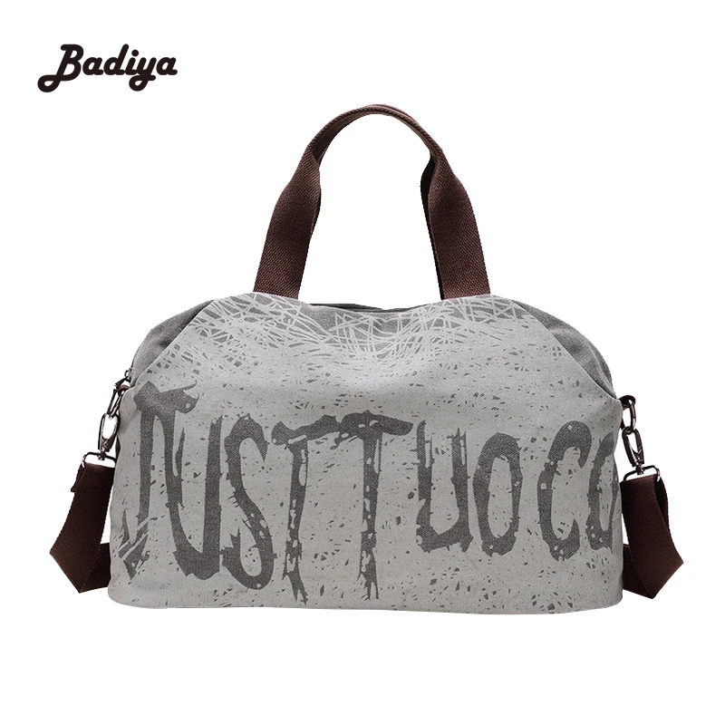 Canvas Women Travel Bags Vintage Carry On Luggage Bags Womens Duffel Bag Travel Tote Large ...