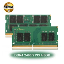 Ноутбук Sodimm DDR 4 DDR4 2400/2133 МГц 4/8GB PC4-19200/17000 LC17 1,2 V 260-PIN модуль памяти Ram NON-ECC для Lap Топ/Тетрадь