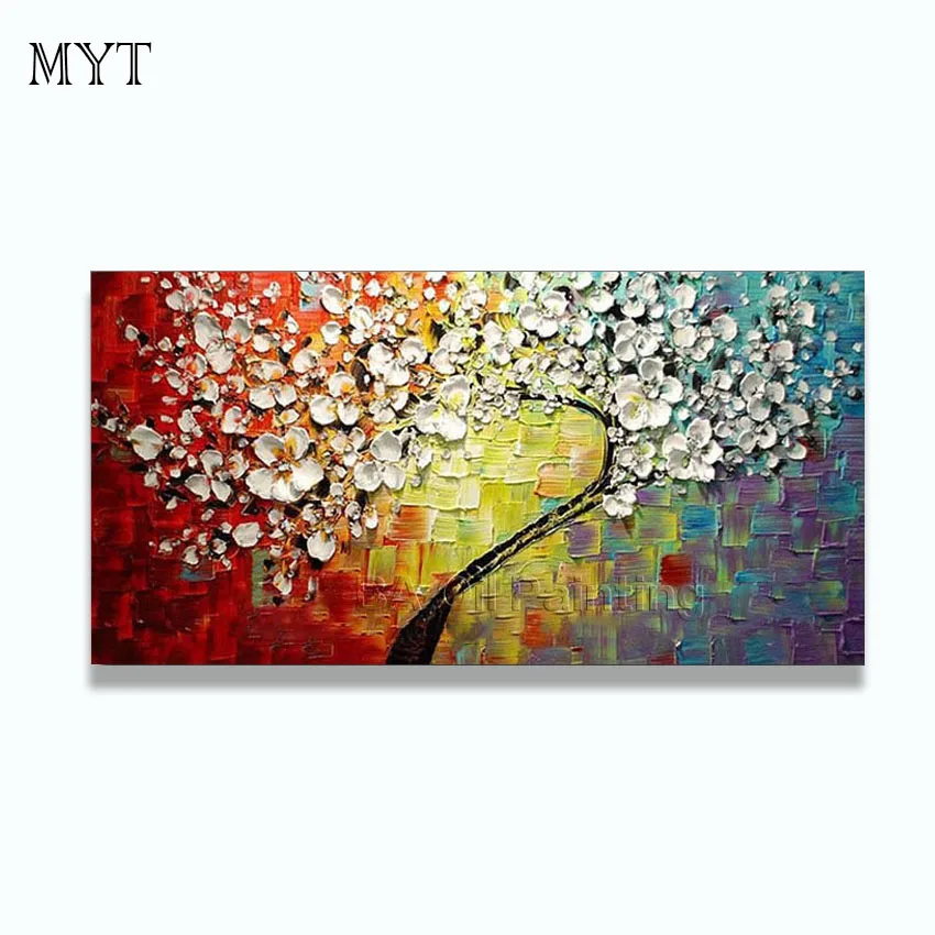 Hand-painted oil painting canvas white knife abstract painting pictures of the sitting room dining-room is free shipping Hand-painted oil painting canvas white knife abstract painting pictures of the sitting room dining-room is free shipping