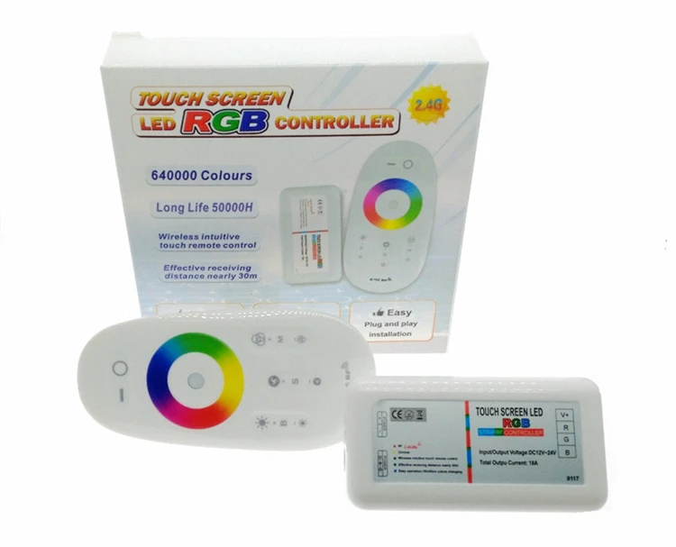 Набор светодиодных лент 5050 RGB 5/10/15/20 м водонепроницаемость IP20/IP65 с сенсорным