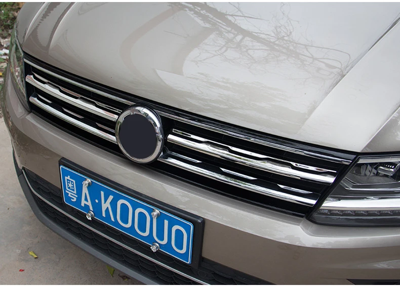 AOSRRUN Накладка на решетку впуска автомобиля для Volkswagen VW Tiguan MK2 автомобильные аксессуары для стайлинга автомобилей