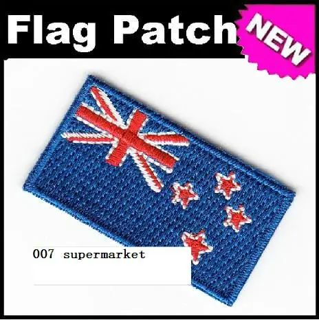 

NEW ZEALAND COUNTRY FLAG Embroidered Iron on patches Badge Transfer 3.5cm*2cm
