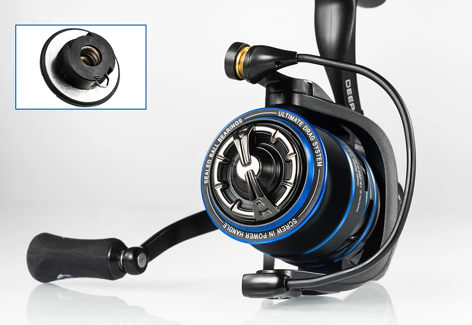 Carretel de Pesca Carretel de Pesca de Água 10 + 1 Anyfish Deep-x Spinning 3000 4000 5000 6000 Modelo Rolamentos Max Arrastar 6 kg 8 Rodas de Água Salgada 2000 - 7 1 rolamentos Max arrastar 6 kg 8