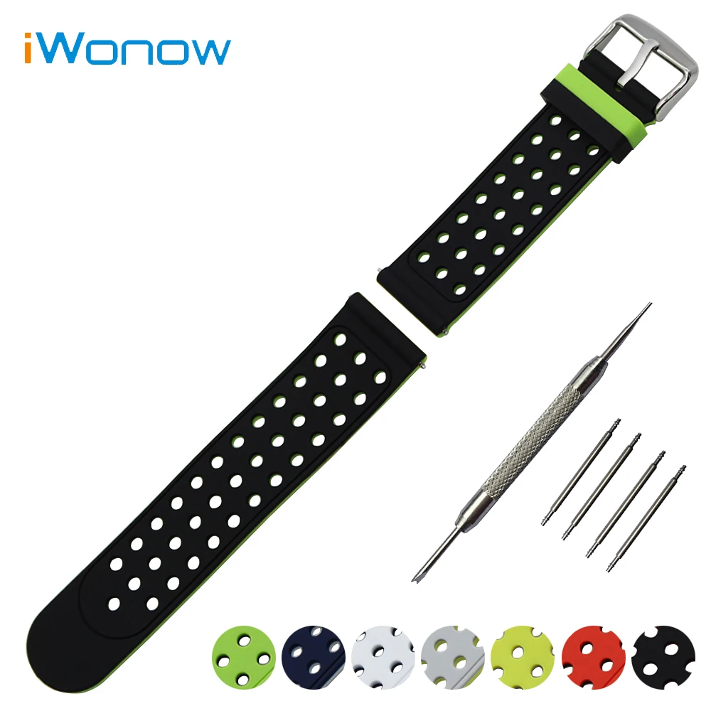 Prix pour Silicone En Caoutchouc Bande de Montre 22mm pour Pebble Temps/Acier Double côté Portant Courroie de Poignet Bracelet + Outil + Printemps Bar noir Prix pour Silicone En Caoutchouc Bande de Montre 22mm pour Pebble Temps/Acier Double côté Portant Courroie de Poignet Bracelet + Outil + Printemps Bar noir