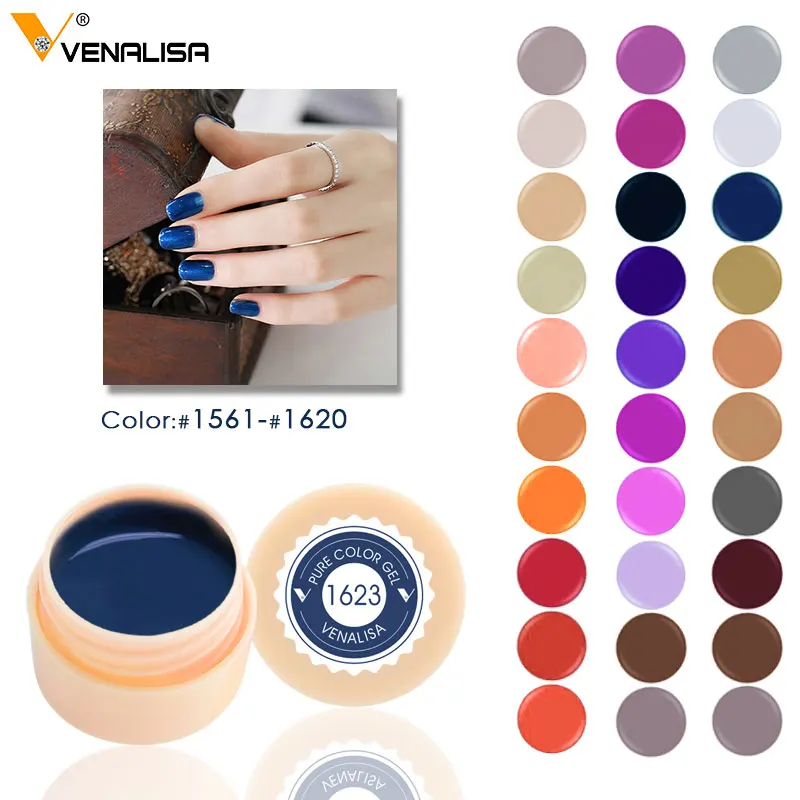 

Venalisa LED Nail Drawing Gel 180 Colors Pure Gel Soak off Professional Nail Painting Gel lacquer gelpolish cover pink color gel