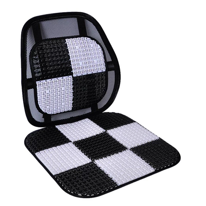 

Universal 1Set Car Seat Cushion PET Chair Art Massage Cushion Mesh Lumbar Car Seat Cushion Car Seat Cover Cushion Car Styling