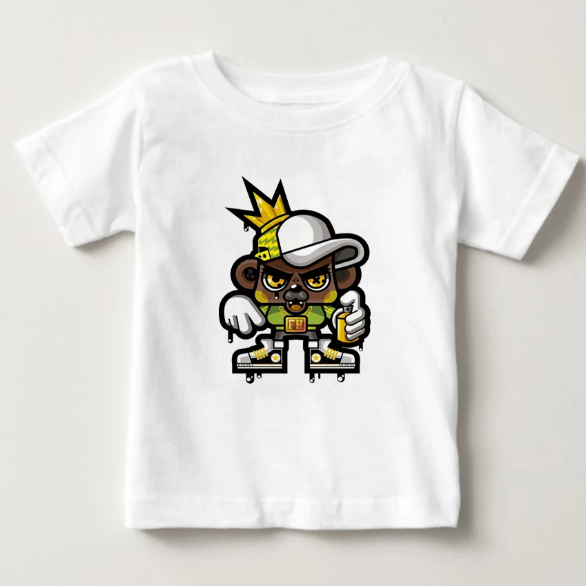 

Rock T Shirt Children 3T-8T Fashion cotton Tee Shirt boy/girl Short Sleeve O-neck T-shirts summer tops t-shirt baby shirts NN