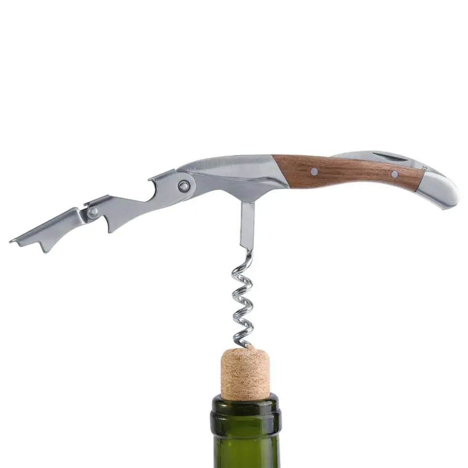 1Pc Corkscrew Handheld Labor saving Wine Bottle Cork Opener For Home
