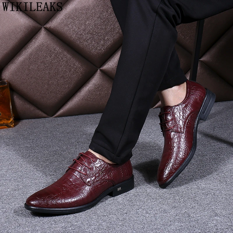 

crocodile shoes mens designer shoes men office shoes Coiffeur leather shoes men zapatos de hombre de vestir formal sapato social