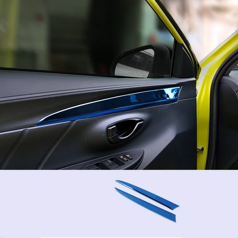 

Gear Door Handle Interior Promote Modified Decorative Automovil Covers Sticker Strip Protecter 14 15 16 17 18 FOR Toyota Vios