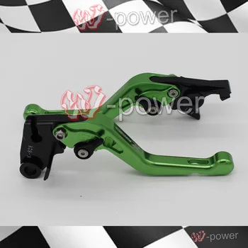 

Motorcycle accessories for KAWASAKI Z800 12-14 Short brake clutch lever Green