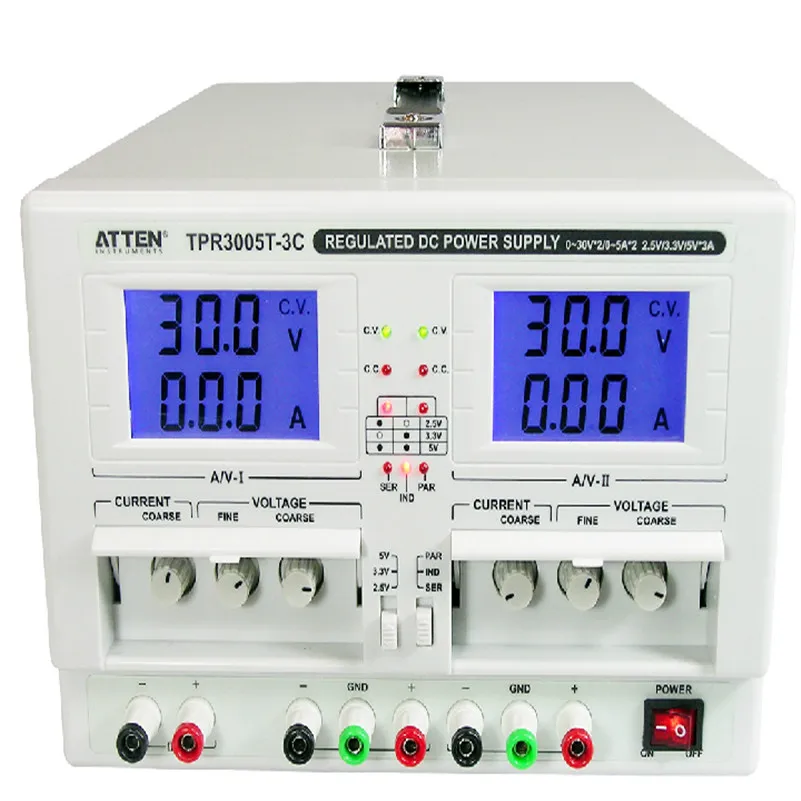ATTEN TPR3005T-3C Adjustable Constant Current Voltage Power Constant Current DC Power Supply Atten Adjustable Power Supply