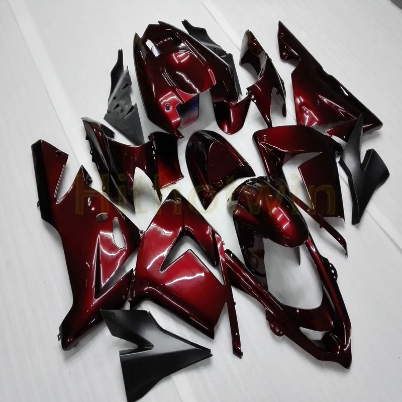 

5Gifts+Custom red motorcycle article for KAWASAKI ZX10R 2004 2005 ZX-10R 04 05 ABS fairing