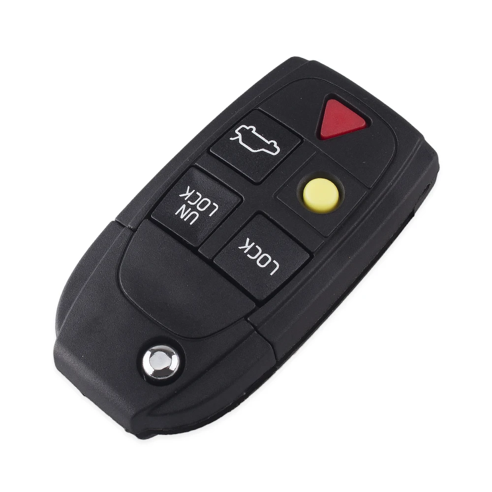 KEYYOU 5 кнопки модифицированный дистанционный складной откидной корпус для автомобильного ключа чехол для Volvo XC70 XC90 V50 V70 S40 V40 V90 C70 S60 S80 S70