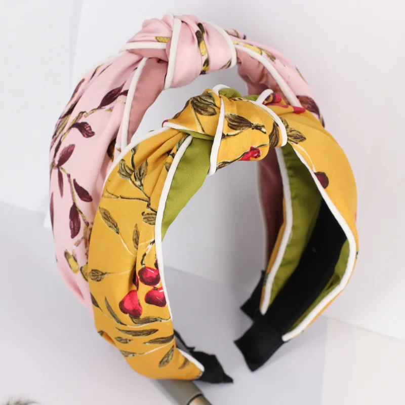 

Deepom Knot Headbands for Women 5 CM Wide Bow Wide Hair Band Hair Hoop Girl Summer Hair Accessories 2018 New Hair Bow Head Band