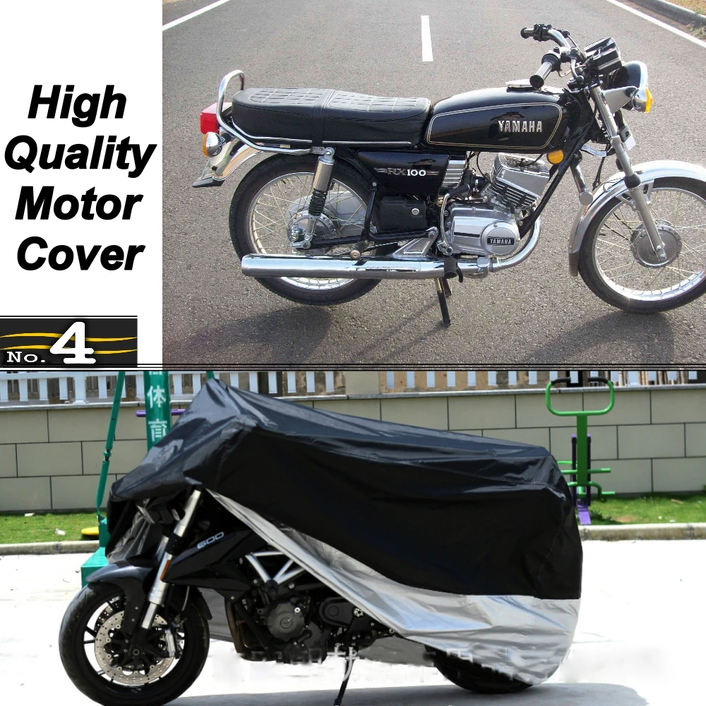 

MotorCycle Cover For Yamaha RX100 WaterProof UV Sun Dust / Rain Protector Cover Made of Polyester Taffeta