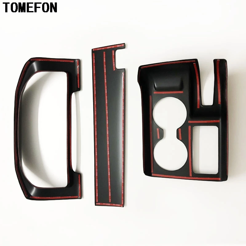 TOMEFON для Honda CRV 2007 2008 2009 2010 LHD ABS углеродное волокно краска Передняя панель