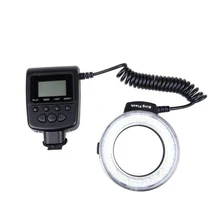 Macro Anel LED Flash Light para Canon Nikon Olympus Panasonic DSLR Camera