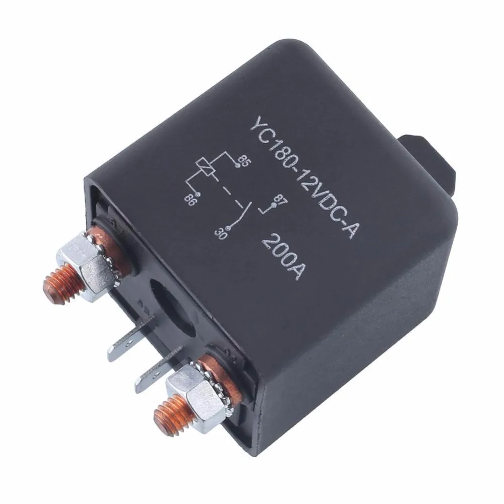

New 12V 200A Car Automotive Split Charge ON/OFF Switch Relays Car Auto Boat 200Amp