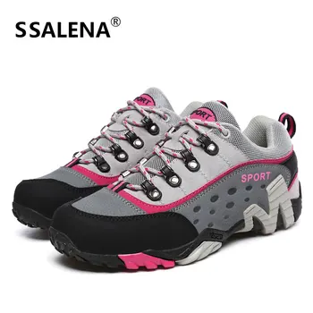 

Women Climbing Hiking Shoes Female Lightweight Professional Trekking Shoes Women Breathable Anti-slip Shoes AA51855