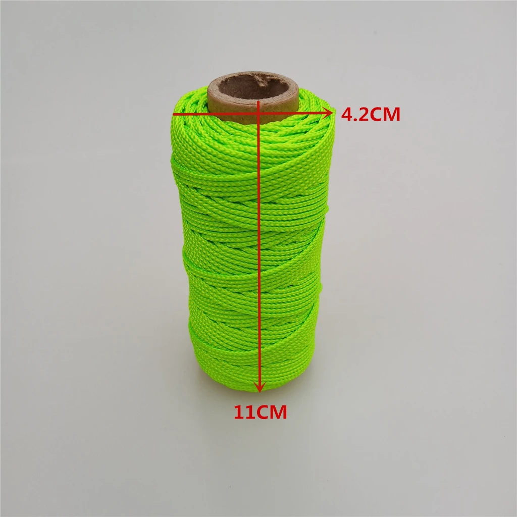 Scuba Diving Reel Line Replacement High Strength Polyester Rope for Safety Dive Marker Dive Float Flag Diving Equipment Gear Acc