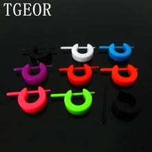 Горячая Мода Ювелирные изделия Новое поступление 20 шт Акриловые Висячие цвета небольшие кольцевые подложки серьги