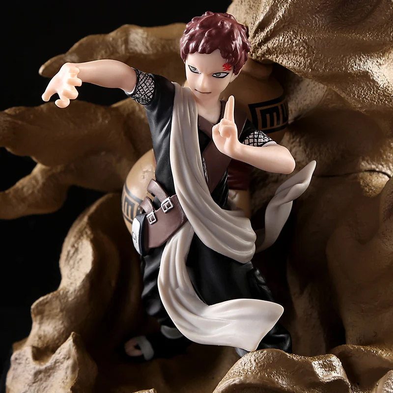 Nueva figura de anime NARUTO Gaara Sabaku no Gaara pvc figura de acción modelo Gaara juguete gema arena coffln gaara muñeca brinquedos juguetes Nueva figura de anime NARUTO Gaara Sabaku no Gaara pvc figura de acción modelo Gaara juguete gema arena coffln gaara muñeca brinquedos juguetes