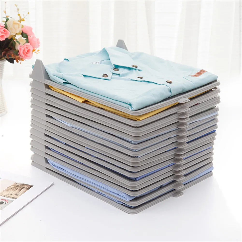 

2018 New Adult Clothes Folding Board Save Time Multifuncitonal Magic Fast Speed T-Shirt Clothes Easy Fold Organize 29X34X5cm