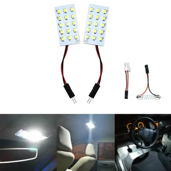

36SMD 48 SMD Auto Interior trim Festoon BA9S DC T10 W5W reading lights Recessed LED Panel Light Bulb Car Signal Lamp Accessories