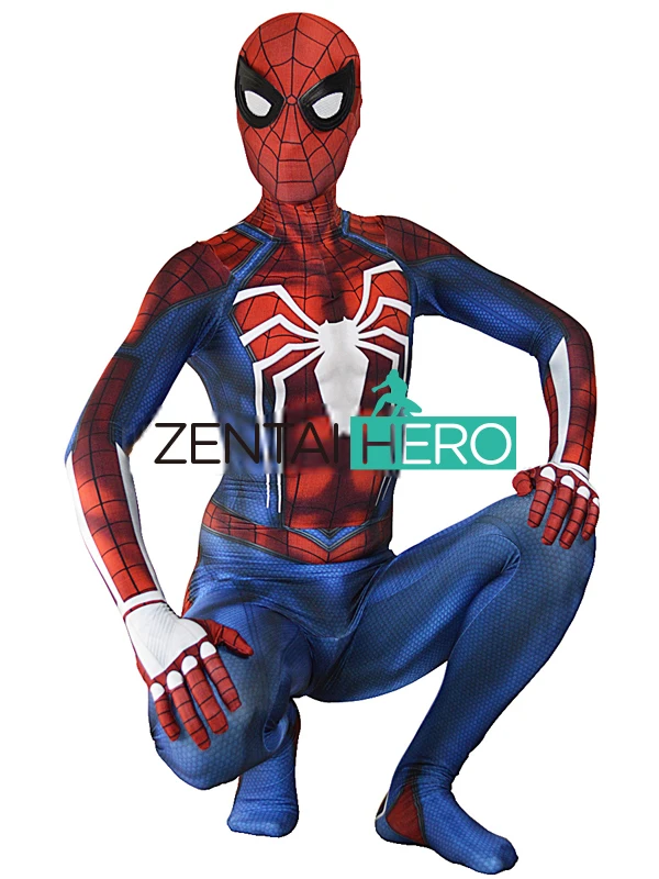 Zentaihero 3D тени бессонница Человек-паук костюм спандекс PS4 игры Косплэй супергероя