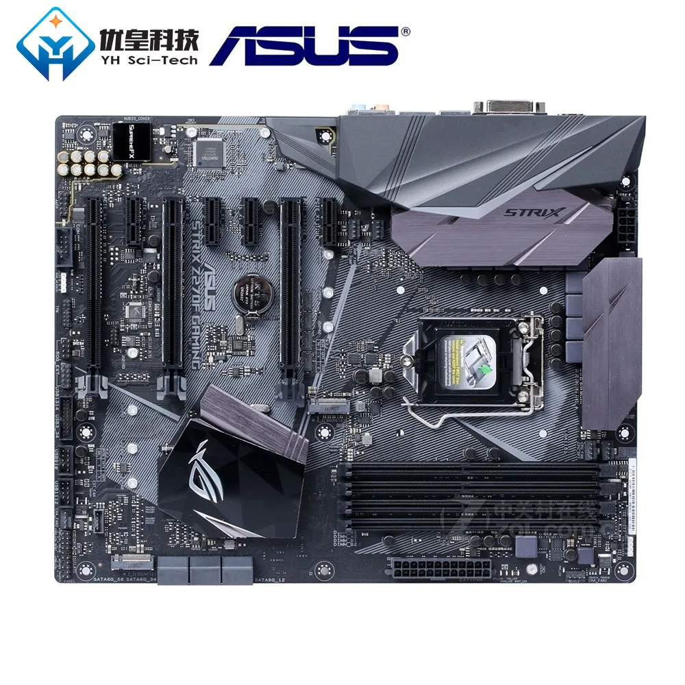 Оригинальная б/у настольная Материнская плата Intel Z270 Asus ROG strix Z270F GAMING LGA 1151 Core i7/i5/i3/Pentium/Celeron DDR4 ATX