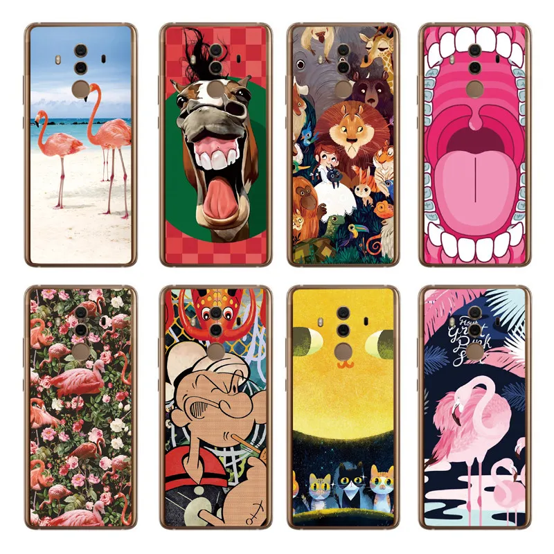 

For Huawei Mate 10 Silicone Case Back Cover For Huawei Mate10 Pro / 10 Lite Soft TPU Case