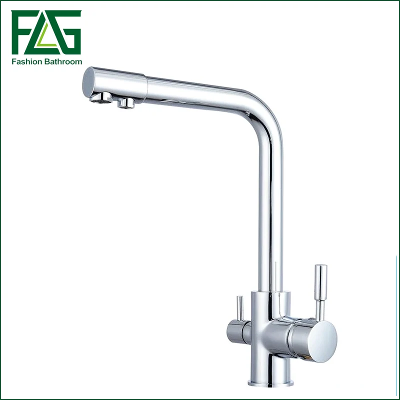 Kitchen Faucet Mixer Chrome Drinking Water Filter Tap with Filtered purified Water Spout torneira cozinha