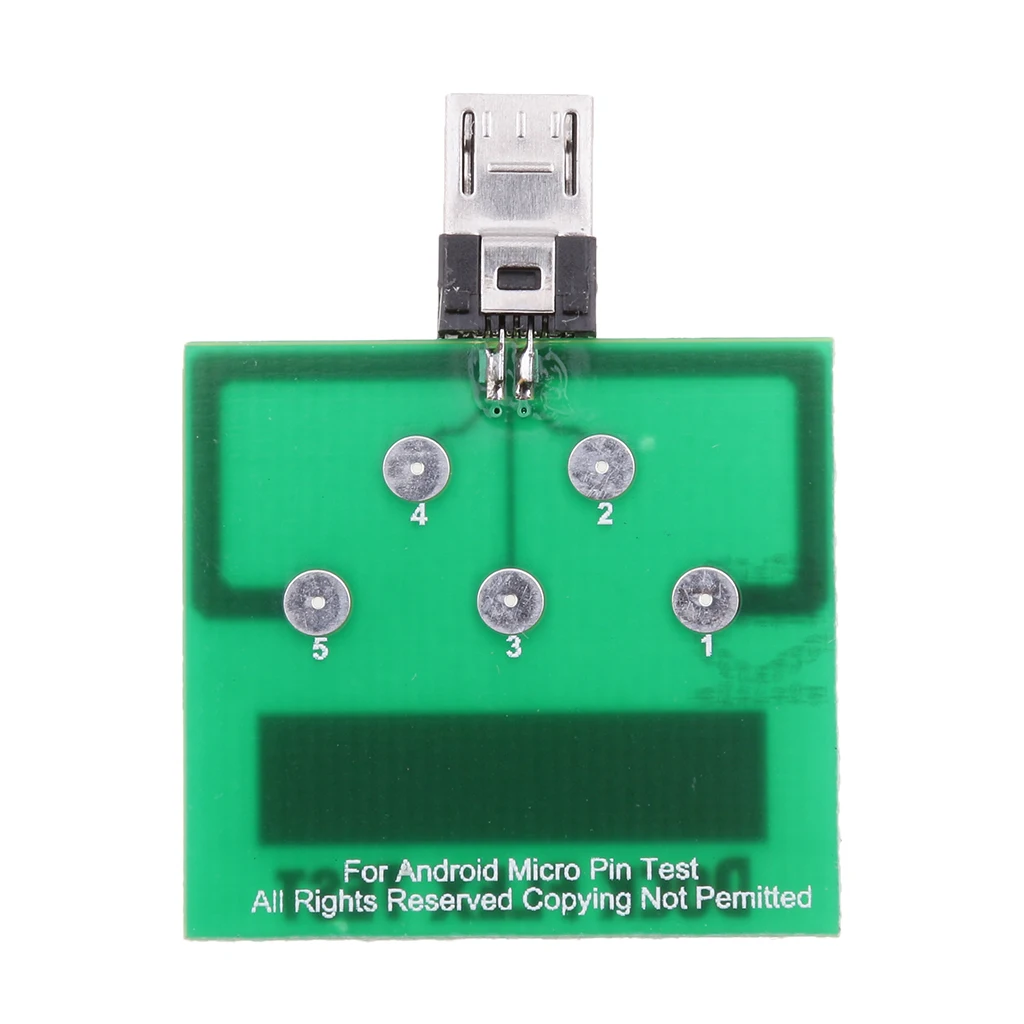 Micro USB 5 Pin PCB Board Repair Diagnostic Tools for Android Battery Power Charging Dock Flex Test