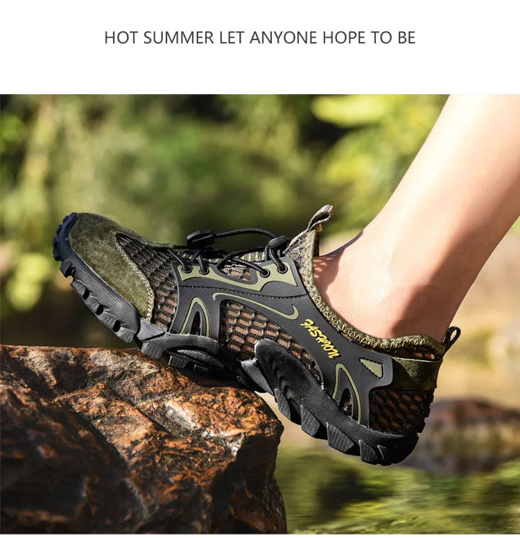 2019 dos homens de verão respirável caminhadas