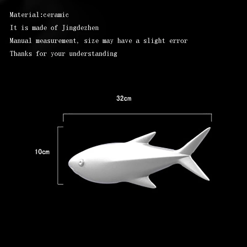 Креативная керамическая модель рыбы Цзиндэчжэнь, украшение для дома на стену, декор для дивана, телевизора, украшения на стену, художественные фигурки