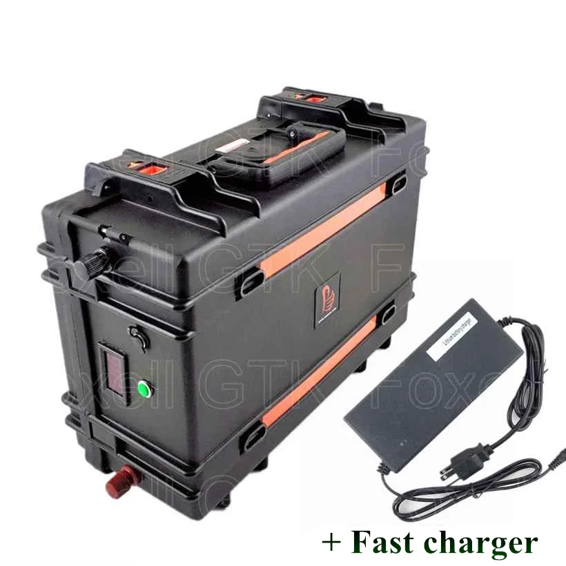 

Waterproof 60v 20AH lithium Battery Pack 1500W 60v 25ah Electric bike Scooter 1800w pp suitcase ebike scooter motor + 5A charger