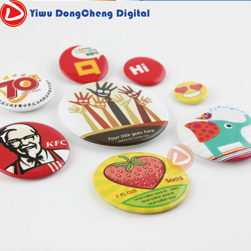 

Free Shipping 3"(75mm) 500sets  Plastic Pin Badge Material,Blank button parts,Tin badge components