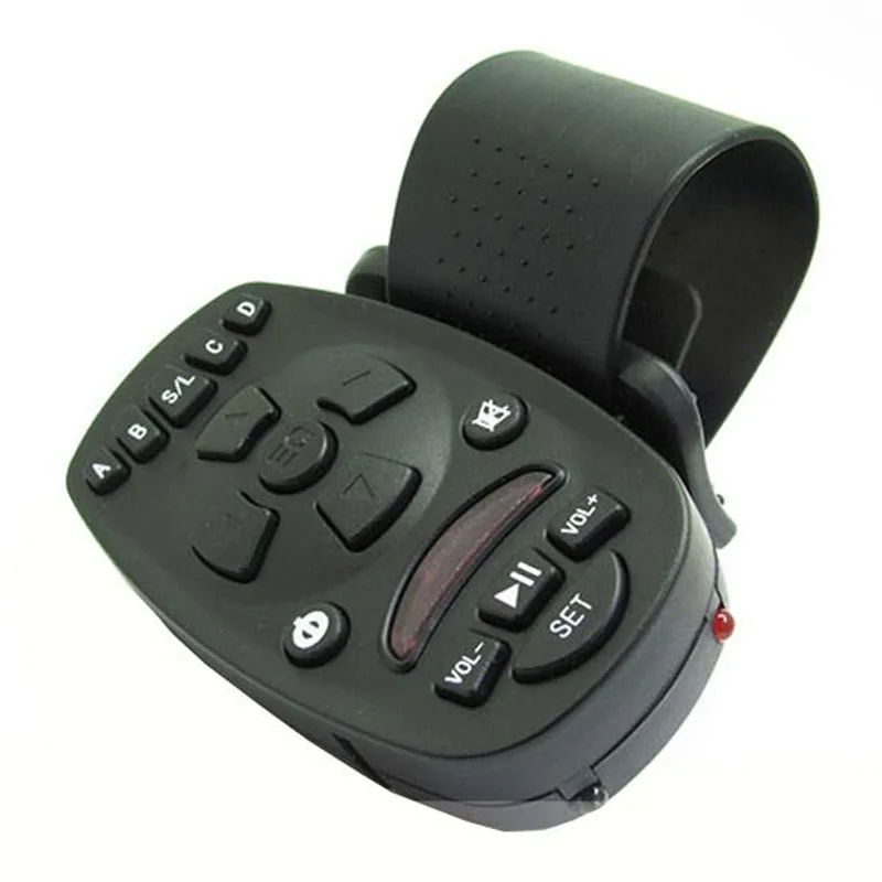 New 1pcs Universal Steering Wheel IR Remote Control for font b Car b font Video DVD