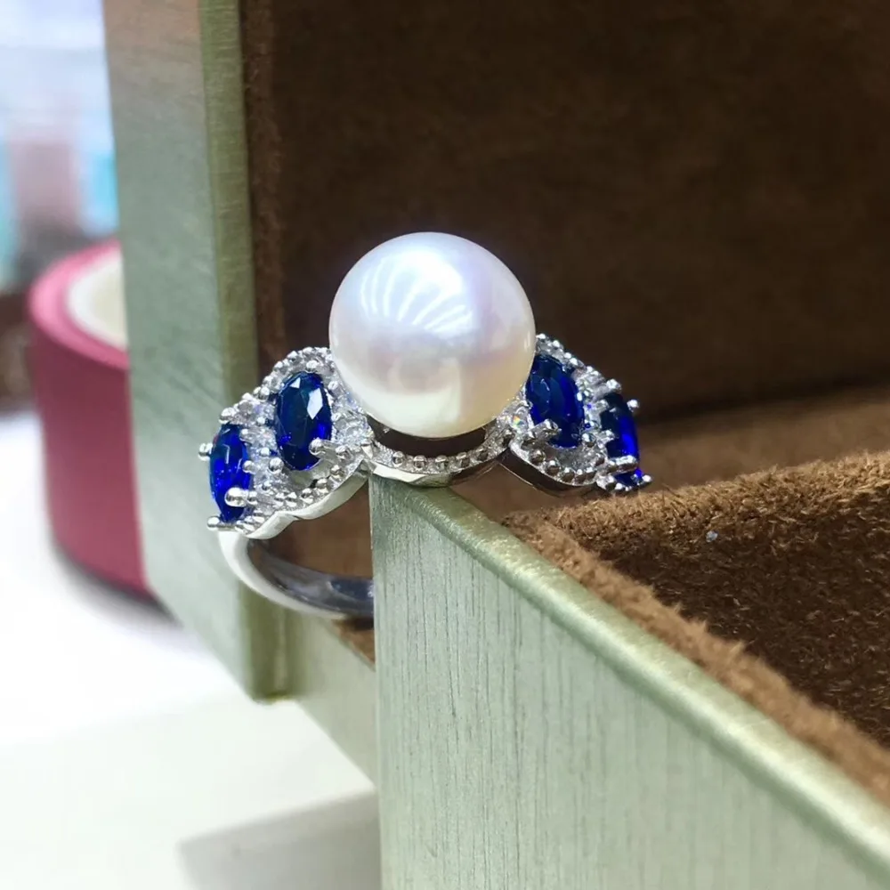 

Charm Jewelry 925 Sterling Silver Adjustable Ring Findings Mounting Setting Parts Fittings for Pearls Jades Corals Stones Beads